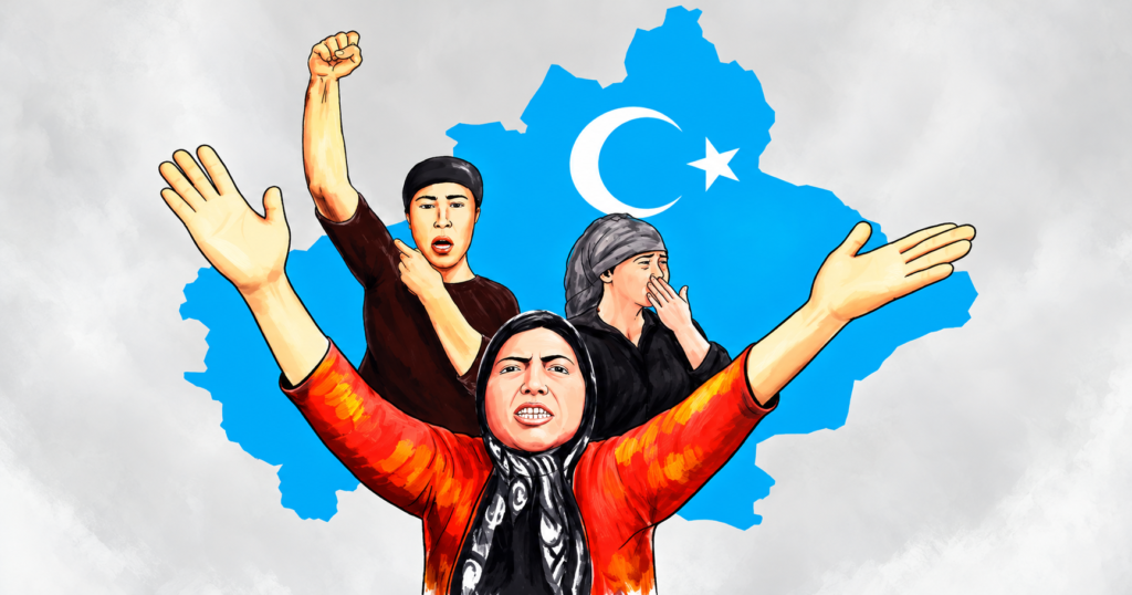 Uyghur women in Xinjiang